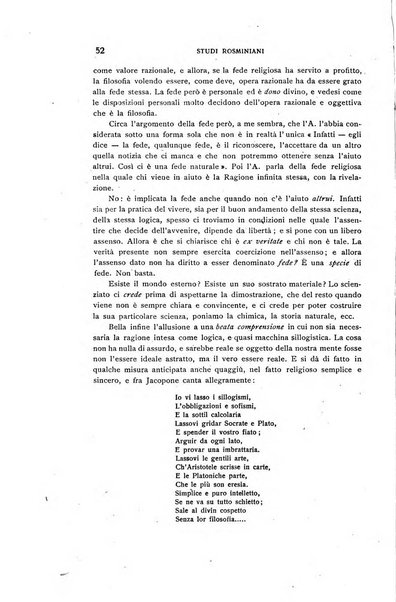 Rivista rosminiana periodico mensile