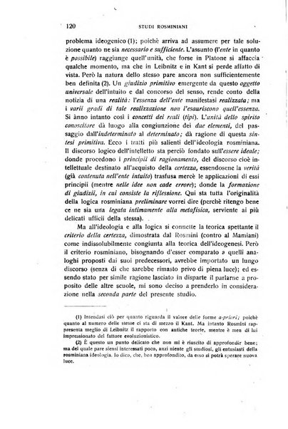 Rivista rosminiana periodico mensile