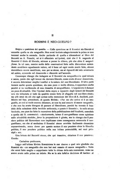 Rivista rosminiana periodico mensile