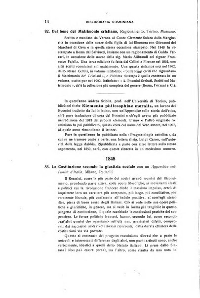 Rivista rosminiana periodico mensile