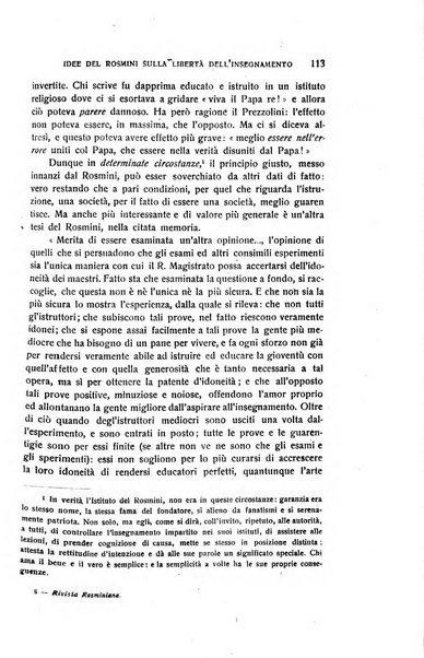 Rivista rosminiana periodico mensile