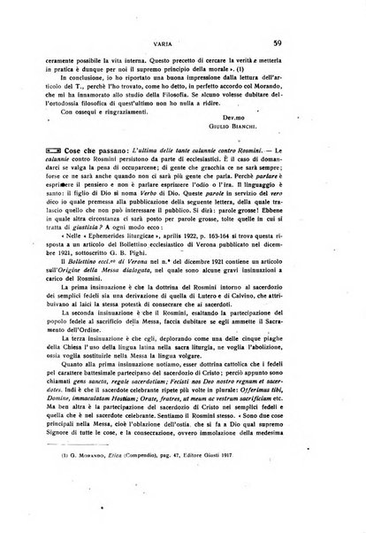 Rivista rosminiana periodico mensile