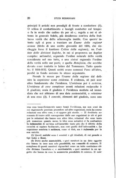 Rivista rosminiana periodico mensile