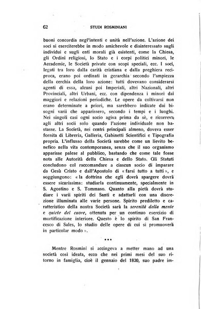 Rivista rosminiana periodico mensile