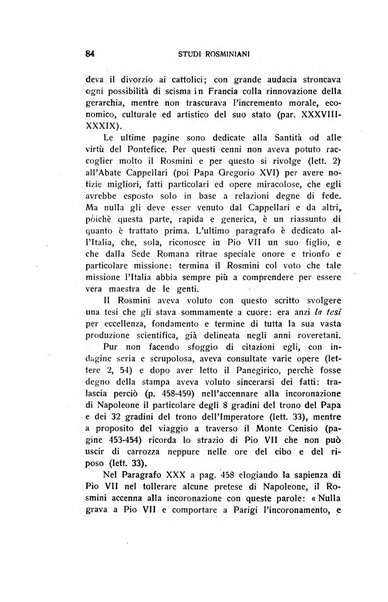 Rivista rosminiana periodico mensile