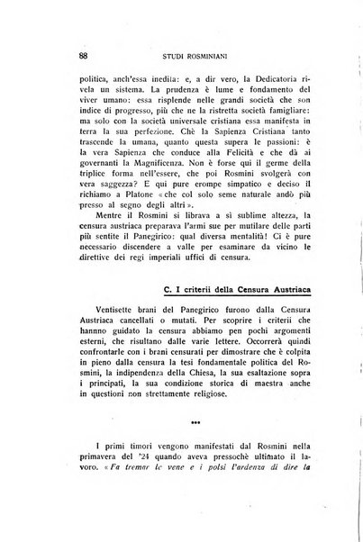 Rivista rosminiana periodico mensile