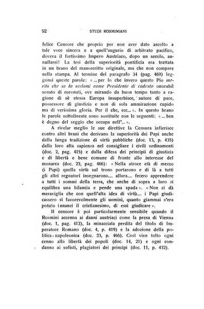 Rivista rosminiana periodico mensile