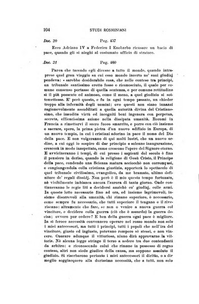 Rivista rosminiana periodico mensile