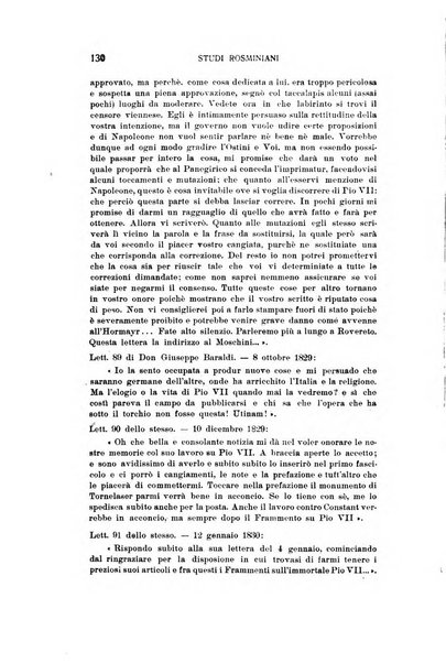 Rivista rosminiana periodico mensile