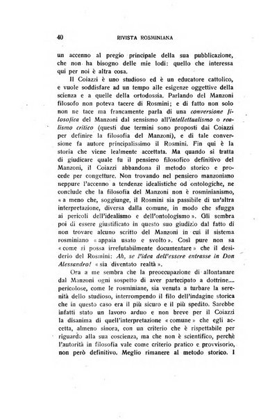 Rivista rosminiana periodico mensile