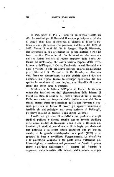 Rivista rosminiana periodico mensile