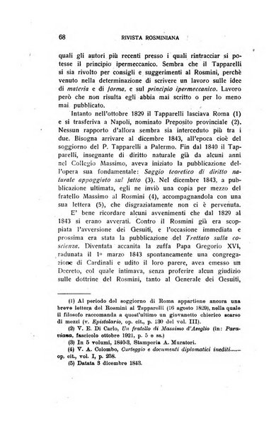 Rivista rosminiana periodico mensile