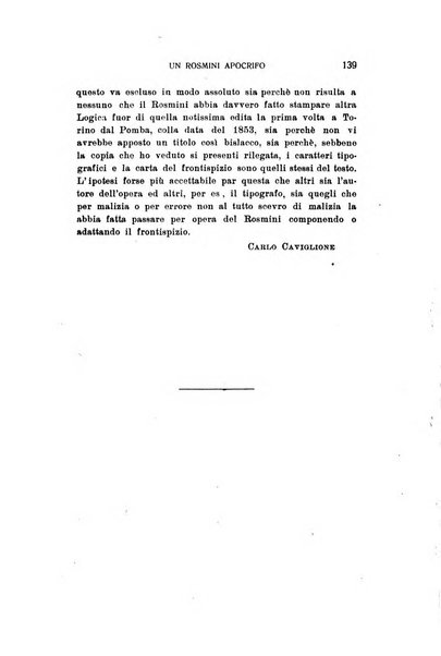 Rivista rosminiana periodico mensile