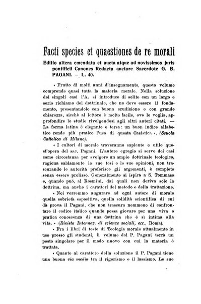 Rivista rosminiana periodico mensile