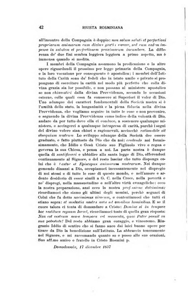 Rivista rosminiana periodico mensile