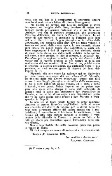 Rivista rosminiana periodico mensile