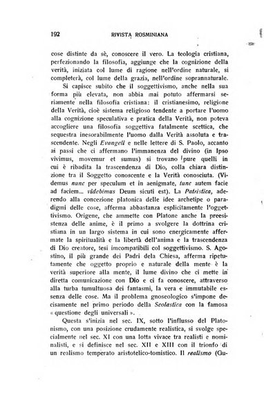 Rivista rosminiana periodico mensile