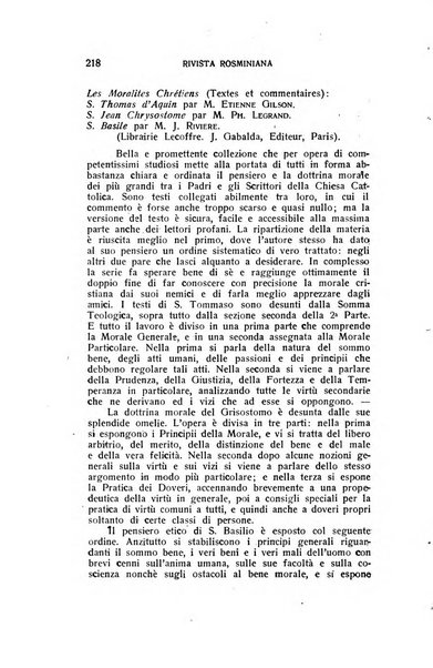 Rivista rosminiana periodico mensile