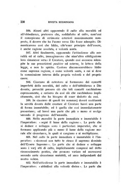 Rivista rosminiana periodico mensile