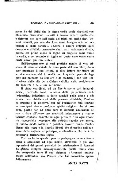 Rivista rosminiana periodico mensile