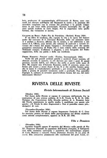 Rivista rosminiana periodico mensile