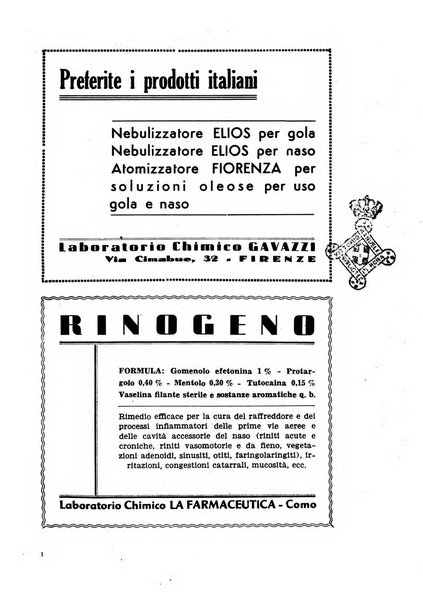 Rassegna internazionale di oto-rino-laringologia raccolta di recensioni, riviste, bibliografia