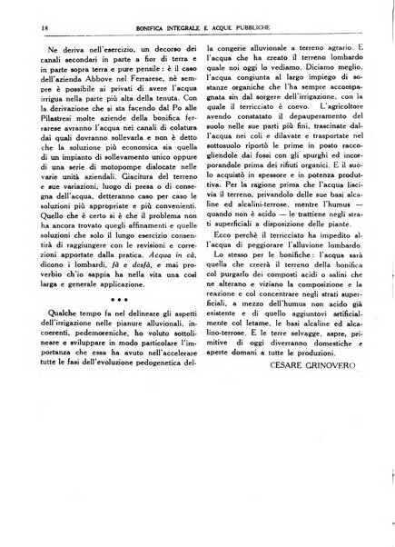 Bonifica integrale e acque pubbliche rivista mensile