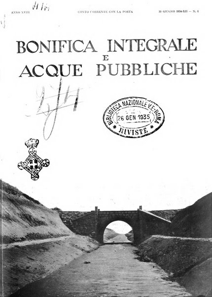 Bonifica integrale e acque pubbliche rivista mensile