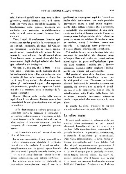 Bonifica integrale e acque pubbliche rivista mensile