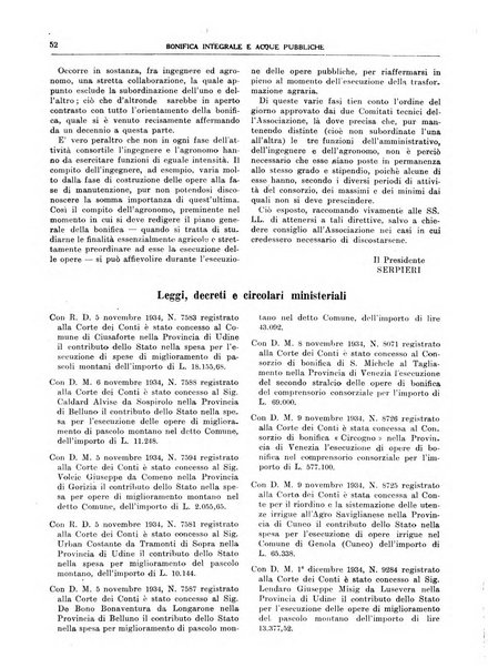 Bonifica integrale e acque pubbliche rivista mensile