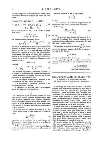 L'aeronauta rivista mensile di cultura tecnica