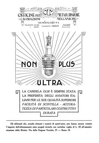 L'aeronauta rivista mensile di cultura tecnica