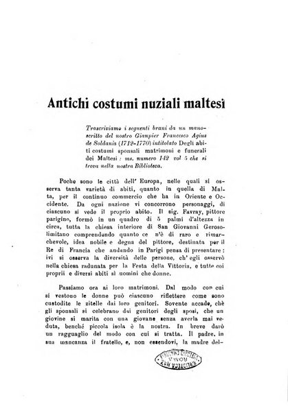 Malta letteraria rassegna mensile di lettere, scienze ed arti