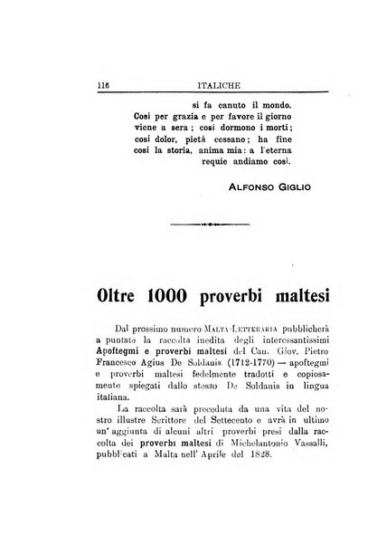 Malta letteraria rassegna mensile di lettere, scienze ed arti