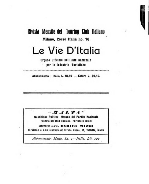 Malta letteraria rassegna mensile di lettere, scienze ed arti