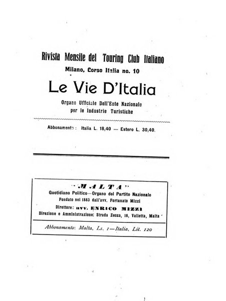 Malta letteraria rassegna mensile di lettere, scienze ed arti