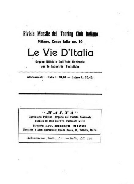 Malta letteraria rassegna mensile di lettere, scienze ed arti