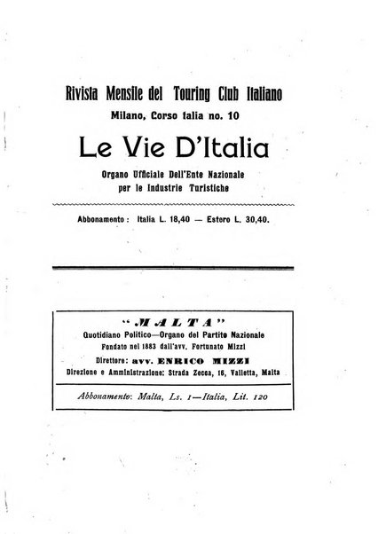 Malta letteraria rassegna mensile di lettere, scienze ed arti