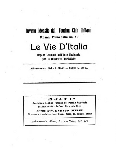 Malta letteraria rassegna mensile di lettere, scienze ed arti