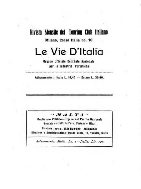 Malta letteraria rassegna mensile di lettere, scienze ed arti