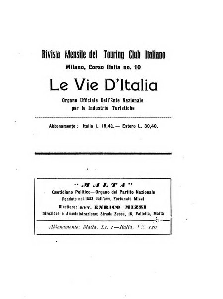 Malta letteraria rassegna mensile di lettere, scienze ed arti