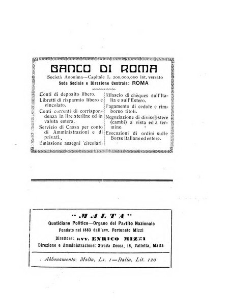 Malta letteraria rassegna mensile di lettere, scienze ed arti