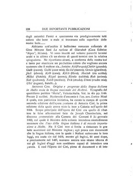 Malta letteraria rassegna mensile di lettere, scienze ed arti