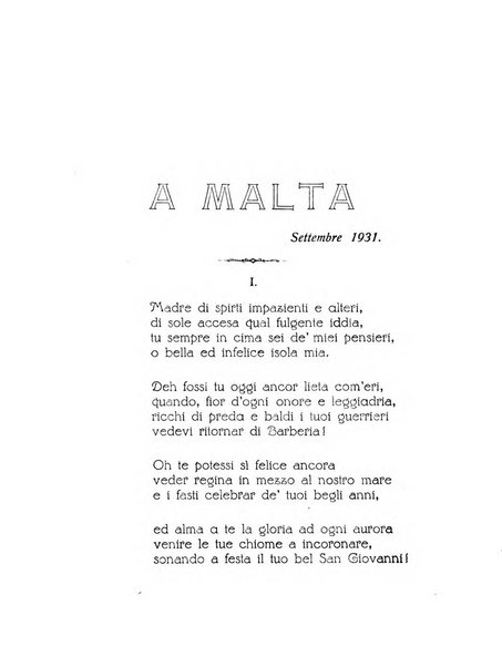 Malta letteraria rassegna mensile di lettere, scienze ed arti