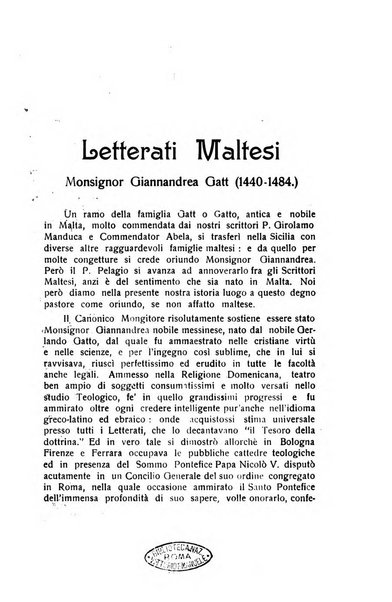 Malta letteraria rassegna mensile di lettere, scienze ed arti