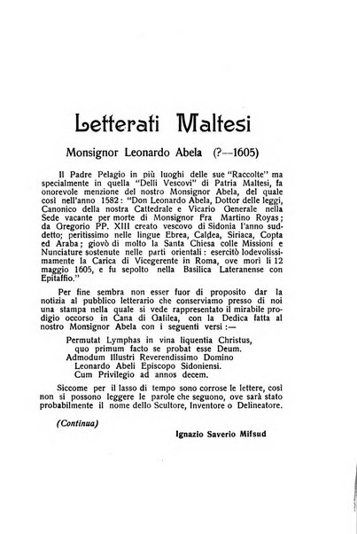 Malta letteraria rassegna mensile di lettere, scienze ed arti