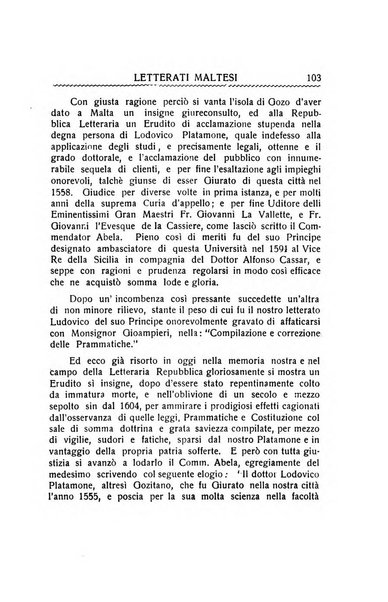 Malta letteraria rassegna mensile di lettere, scienze ed arti