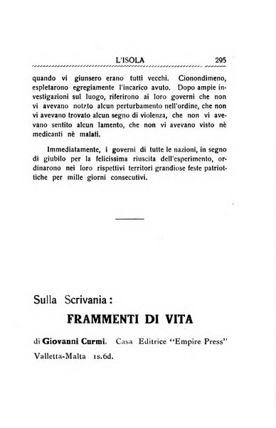 Malta letteraria rassegna mensile di lettere, scienze ed arti