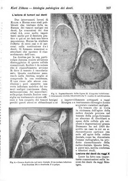 La cultura stomatologica rassegna mensile di scienza, arte, storia e problemi professionali