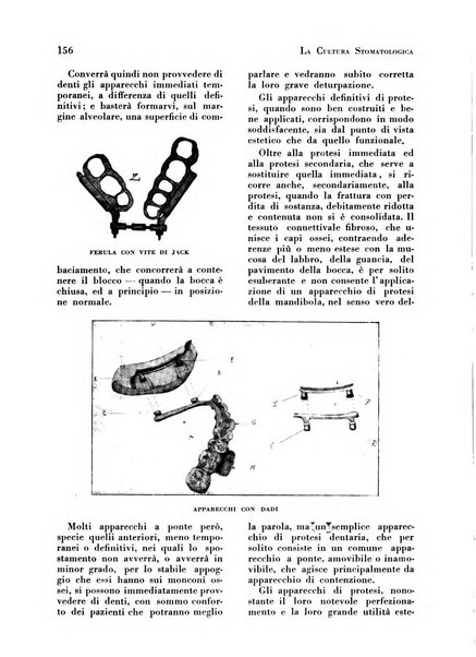 La cultura stomatologica rassegna mensile di scienza, arte, storia e problemi professionali